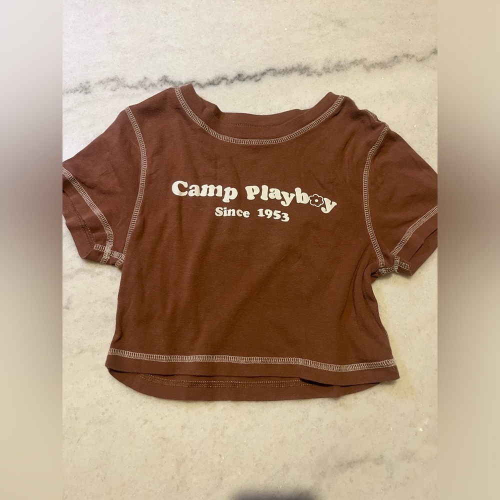 Cute camp playboy crop
